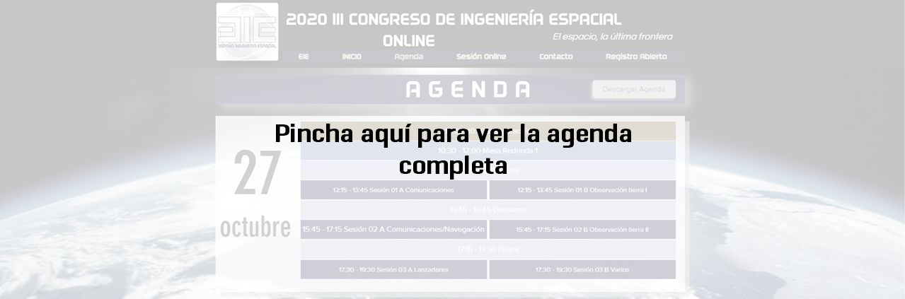 agenda congreso espacio